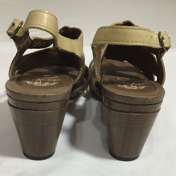 Dansko Nina Violet Leather Chunky Heel Sandals Size 39 - Picture 6 of 12